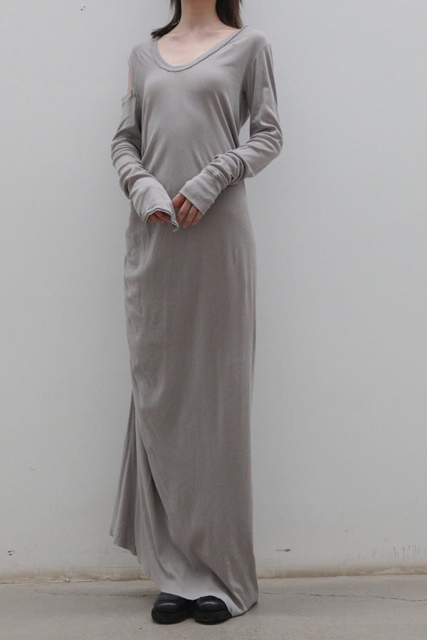 Marc Le Bihan One-shoulder cotton dress 2853 series France MLB-2853 E23-JN mastic 2853 E23